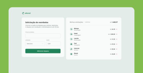 Refund: Um sistema para pedido e acompanhamento de reembolso